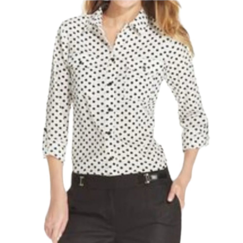 JONES NEW YORK "Apples"‎ Blouse Size L